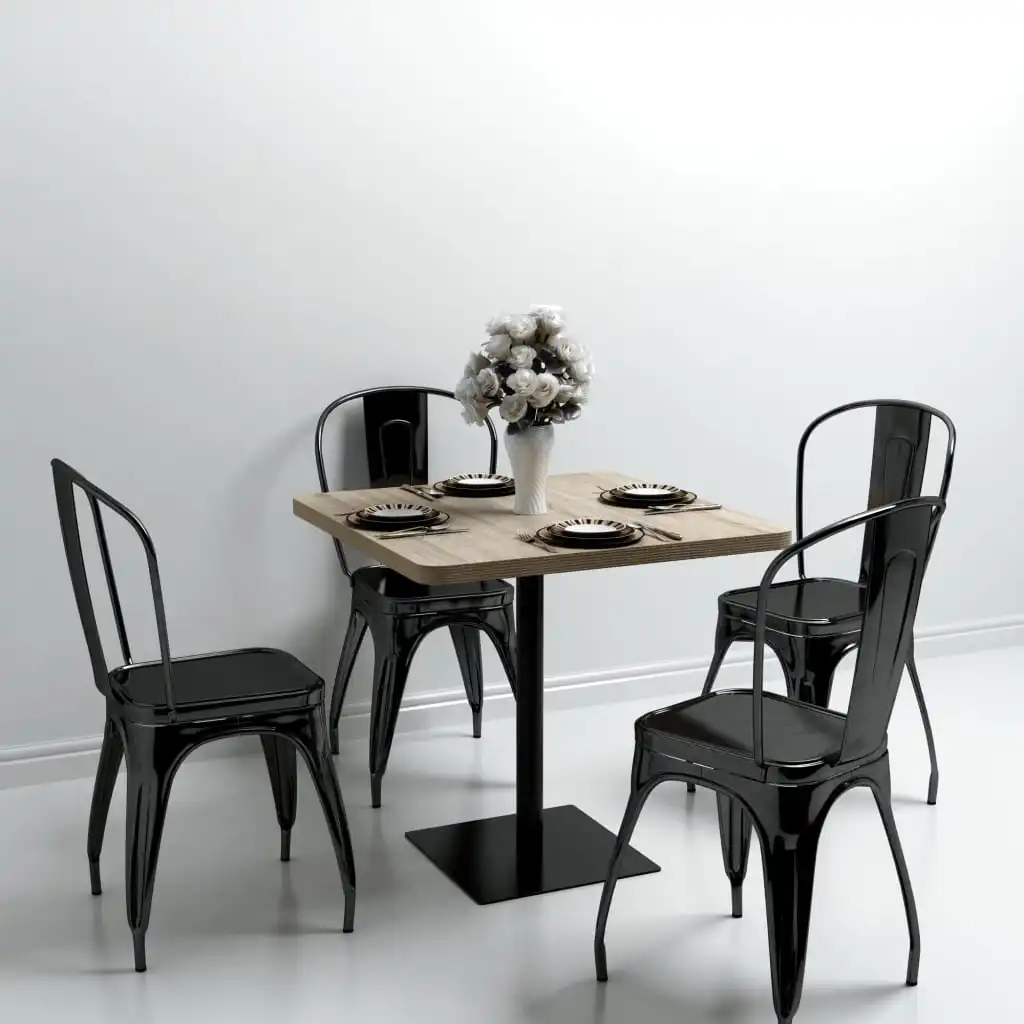 Bistro Table, MDF and Steel Kitchen Table , Kitchen Furniture Oak Square 80x80x75 cm
Bistro Table, MDF and Steel Kitchen Table , Kitchen Furniture Oak Square 80x80x75 cm
