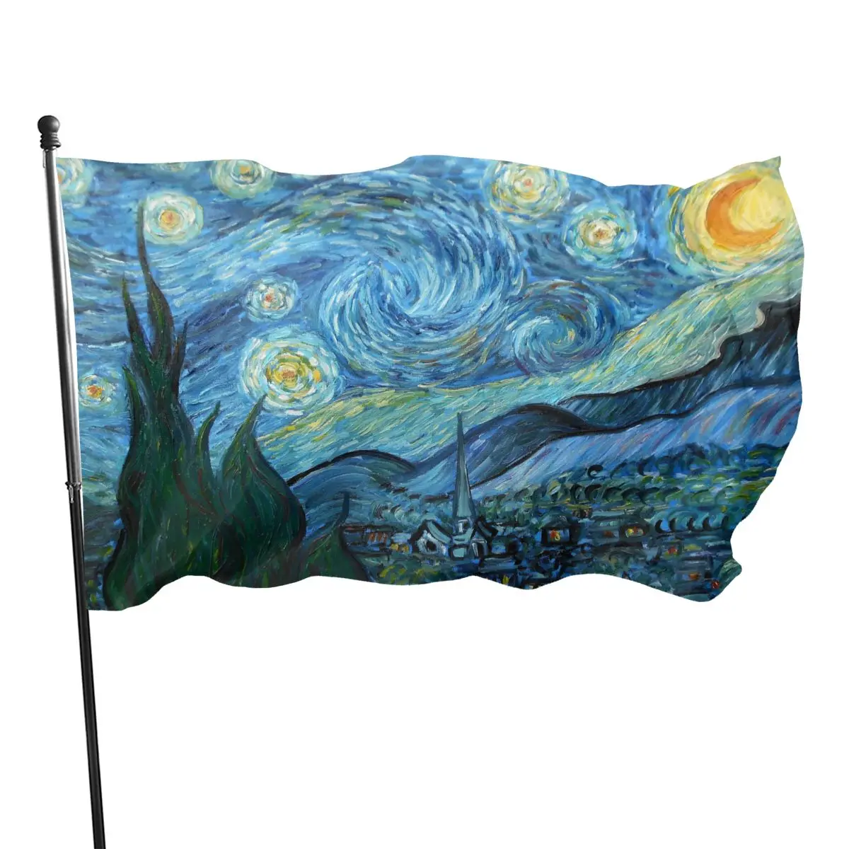 Dutch Painter Van Gogh Classic Oil Paintings Starry Sky Flag Work of Art Indoor Living Room and Outdoor Decoration for Women Men
Dutch Painter Van Gogh Classic Oil Paintings Starry Sky Flag Work of Art Indoor Living Room and Outdoor Decoration for Women Men