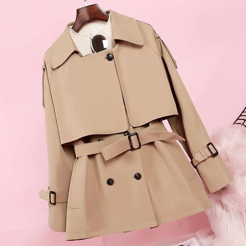 Women's Long Trench Coat Fashion Autumn Winter Vintage Double Breasted Belt Khaki Windbreaker Elegant Office Jacket Loose 2022
Women's Long Trench Coat Fashion Autumn Winter Vintage Double Breasted Belt Khaki Windbreaker Elegant Office Jacket Loose 2022