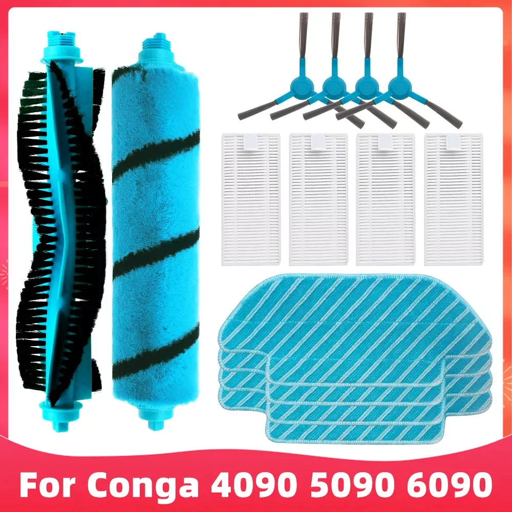 For Cecotec Conga 4090 4490 4690 5090 5490 6090 Robot Vacuum Cleaner Replacement Spare Parts Main Side Brush Hepa Filter Mop Rag
For Cecotec Conga 4090 4490 4690 5090 5490 6090 Robot Vacuum Cleaner Replacement Spare Parts Main Side Brush Hepa Filter Mop Rag