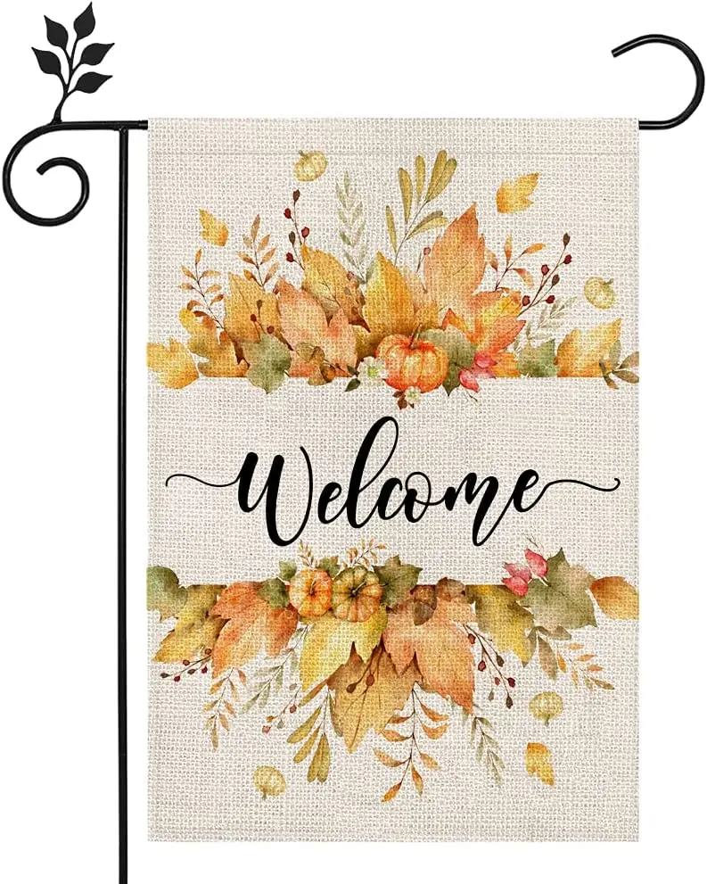 Fall Floral Welcome Garden Flag 12x18 Inch Double Sided Vertical Rustic Farmhouse Yard Seasonal Holiday Outdoor Decor
Fall Floral Welcome Garden Flag 12x18 Inch Double Sided Vertical Rustic Farmhouse Yard Seasonal Holiday Outdoor Decor