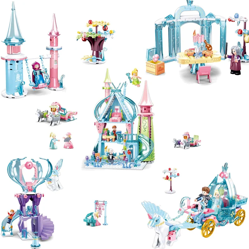 Sluban Building Blocks Girls Princess Castle Carriage Magic Tower Dream Bricks Assembly DIY Toys for Kids Birthday Gifts
Sluban Building Blocks Girls Princess Castle Carriage Magic Tower Dream Bricks Assembly DIY Toys for Kids Birthday Gifts