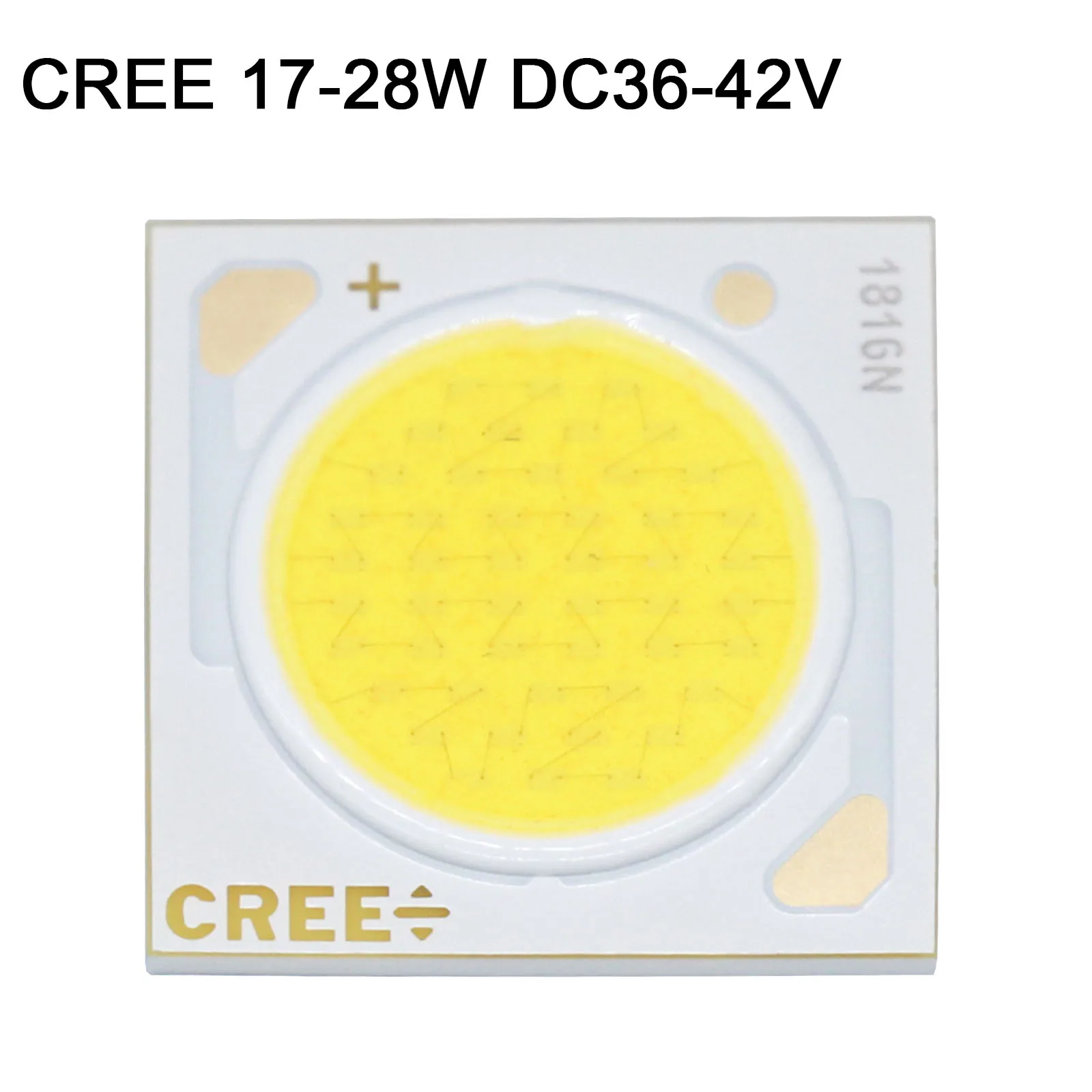 

1pcs Original Cree CXA1816 17-28W 80Ra DC36-42V Cold White 6000-6500K High Power COB Led Chip Light Emitting Diode Accessory