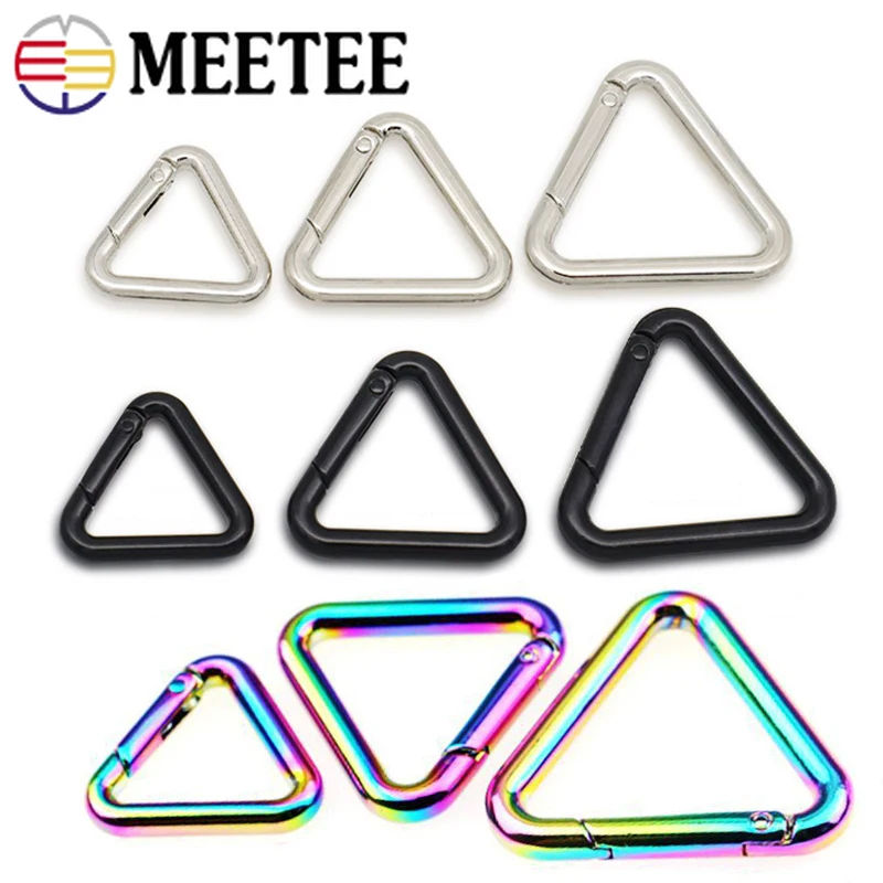 Meetee 5/10Pcs 20/25/32mm Metal Spring Ring Buckle Openable Snap Clip Keyring Hook Webbing Clasp Handbag Connector Hang Buckles
Meetee 5/10Pcs 20/25/32mm Metal Spring Ring Buckle Openable Snap Clip Keyring Hook Webbing Clasp Handbag Connector Hang Buckles