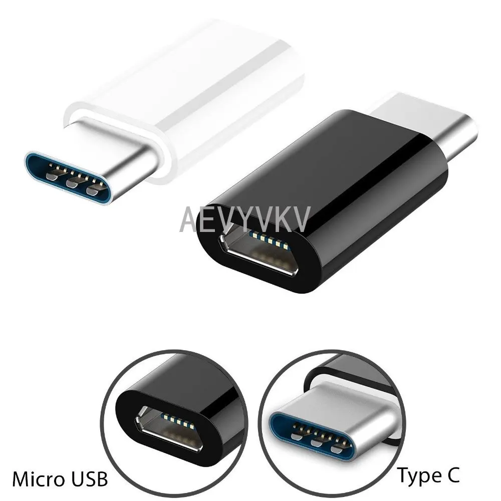 100pcs Micro USB to Type C Converter Adapter For Huawei Macbook Samsung Xiaomi OTG Data Charging Charger Cable USB C Adapter
100pcs Micro USB to Type C Converter Adapter For Huawei Macbook Samsung Xiaomi OTG Data Charging Charger Cable USB C Adapter