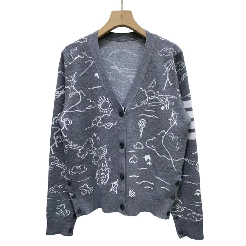High Quality TB New TRAF Cardigan for Women Knit Korean Fashion Thick Sweaters Leisure Y2K Jackets Women 2022Autumn and Winter
High Quality TB New TRAF Cardigan for Women Knit Korean Fashion Thick Sweaters Leisure Y2K Jackets Women 2022Autumn and Winter