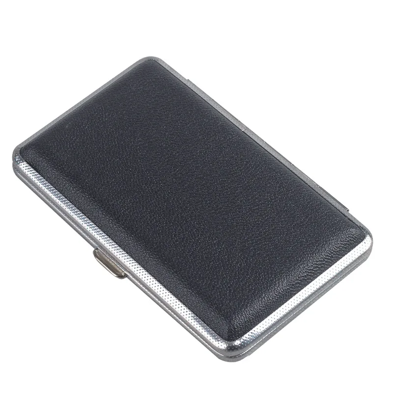 New 1pcs Pu Leather Cigarette Case Slim- Ladies and Men, Portable Double Sided, Holds 20 100mm Cigarettes (Black)Cigarette Box
New 1pcs Pu Leather Cigarette Case Slim- Ladies and Men, Portable Double Sided, Holds 20 100mm Cigarettes (Black)Cigarette Box