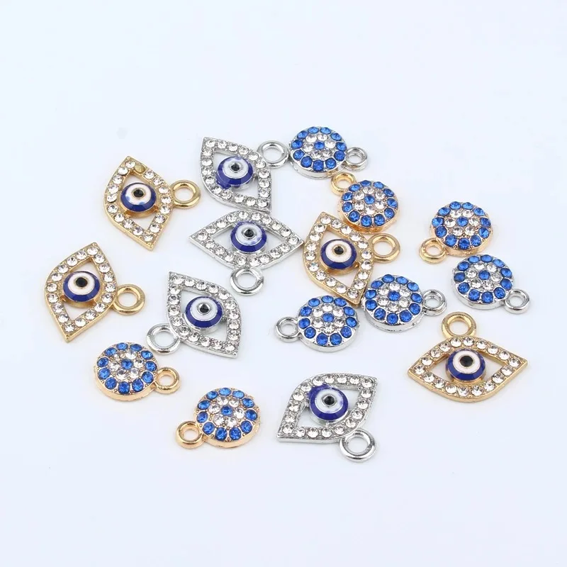 10pcs Classic Alloy Metal Drop Oil Pendants Evil Eye Enamel Charms Pendants For DIY Jewelry Making Bracelet Necklace Earring
10pcs Classic Alloy Metal Drop Oil Pendants Evil Eye Enamel Charms Pendants For DIY Jewelry Making Bracelet Necklace Earring