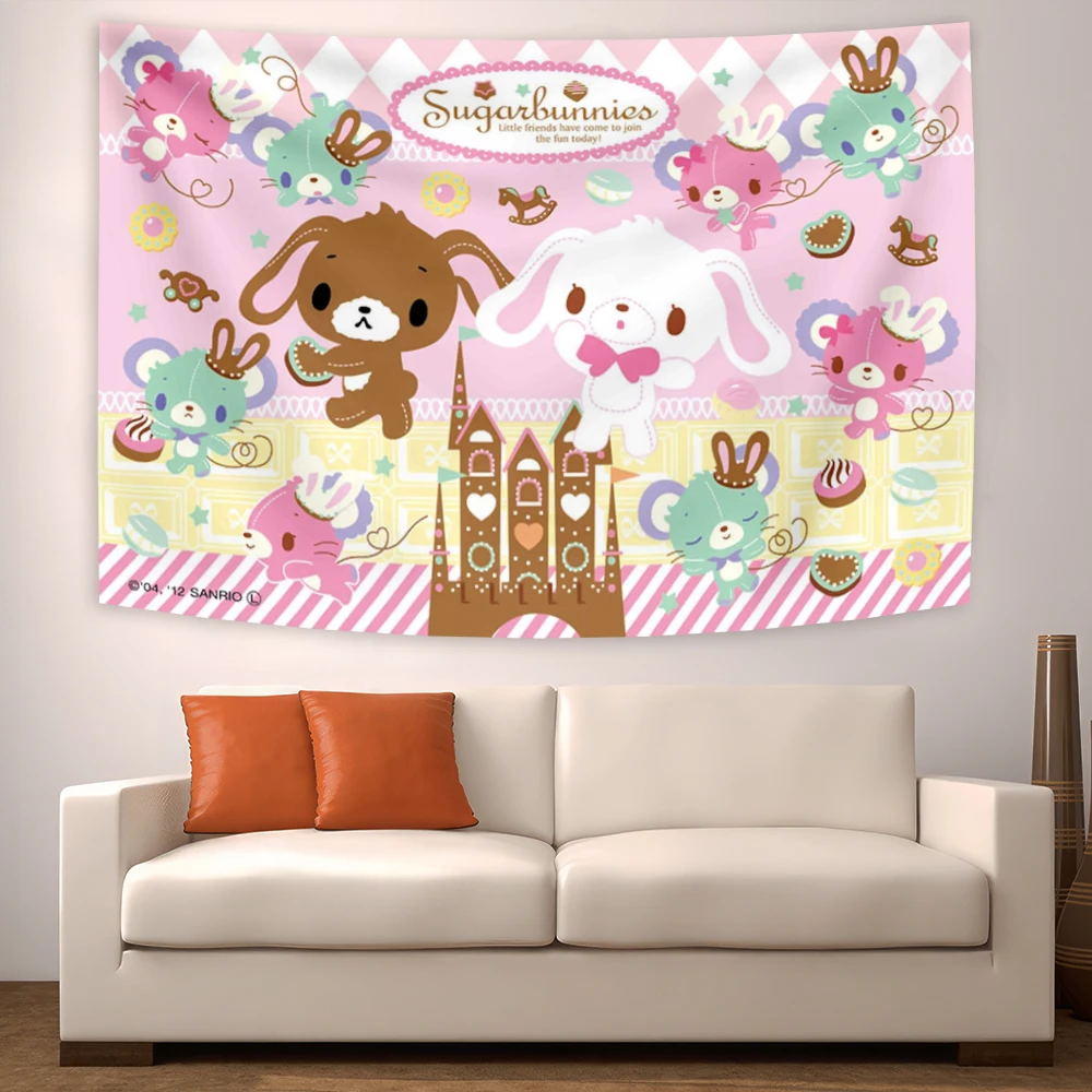 Аниме гобелен сахарные кролики Kawaii для девочки
Аниме гобелен сахарные кролики Kawaii для девочки