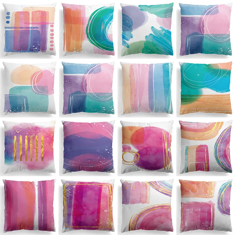 45x45cm Colorful Print Pillow Cover Gold Geometric Abstract Art Graffiti Home Cushion Sleeping Pillow Cushion Decor Pillowcover
45x45cm Colorful Print Pillow Cover Gold Geometric Abstract Art Graffiti Home Cushion Sleeping Pillow Cushion Decor Pillowcover