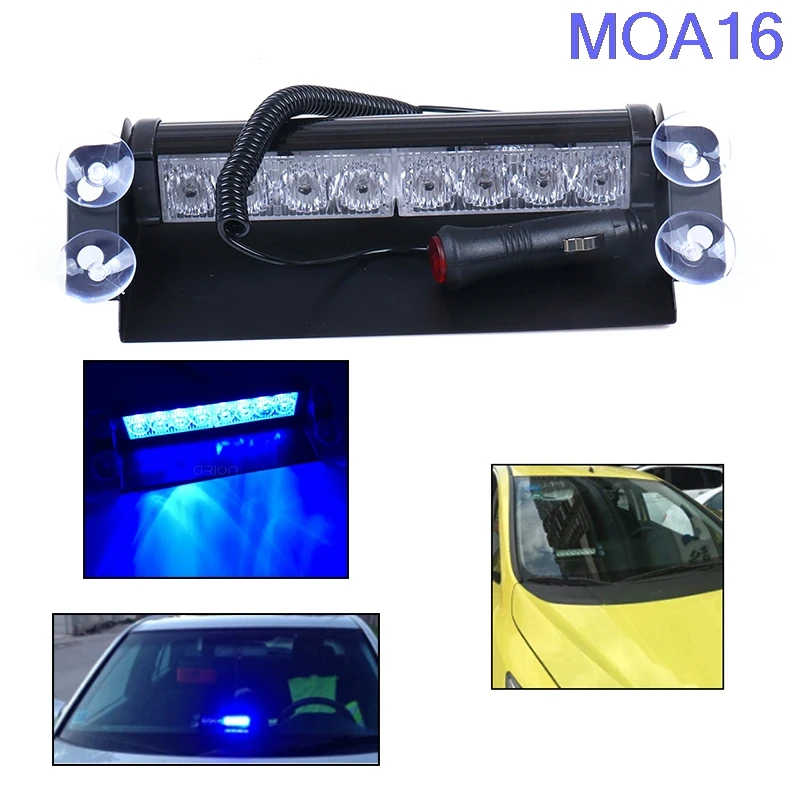 8 LED Car Truck Emergency Flasher Dash Strobe Warning Light 12V Day Running Flash Led Police Lights 1PC New 2021
8 LED Car Truck Emergency Flasher Dash Strobe Warning Light 12V Day Running Flash Led Police Lights 1PC New 2021