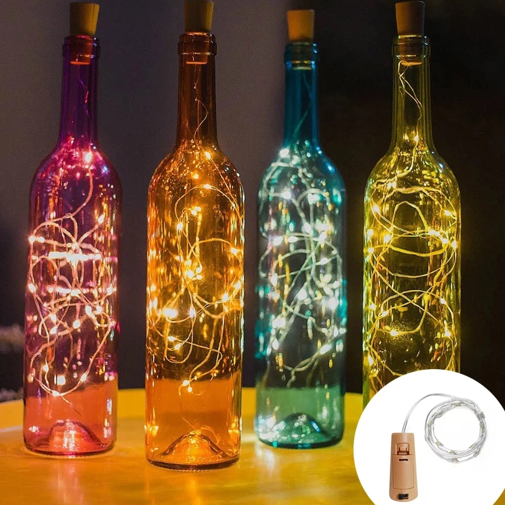 1/2/3M LED wine bottle cork string lights holiday decoration garland wine bottle fairy light Christmas copper wire string lights
1/2/3M LED wine bottle cork string lights holiday decoration garland wine bottle fairy light Christmas copper wire string lights