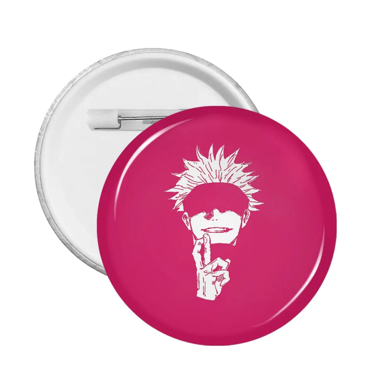 Jujutsu Kaisen Japanese Adventure Anime Pink Gojo Satoru Pin Badge For Clothes Badges Brooches Metal Pins For Lovers
Jujutsu Kaisen Japanese Adventure Anime Pink Gojo Satoru Pin Badge For Clothes Badges Brooches Metal Pins For Lovers