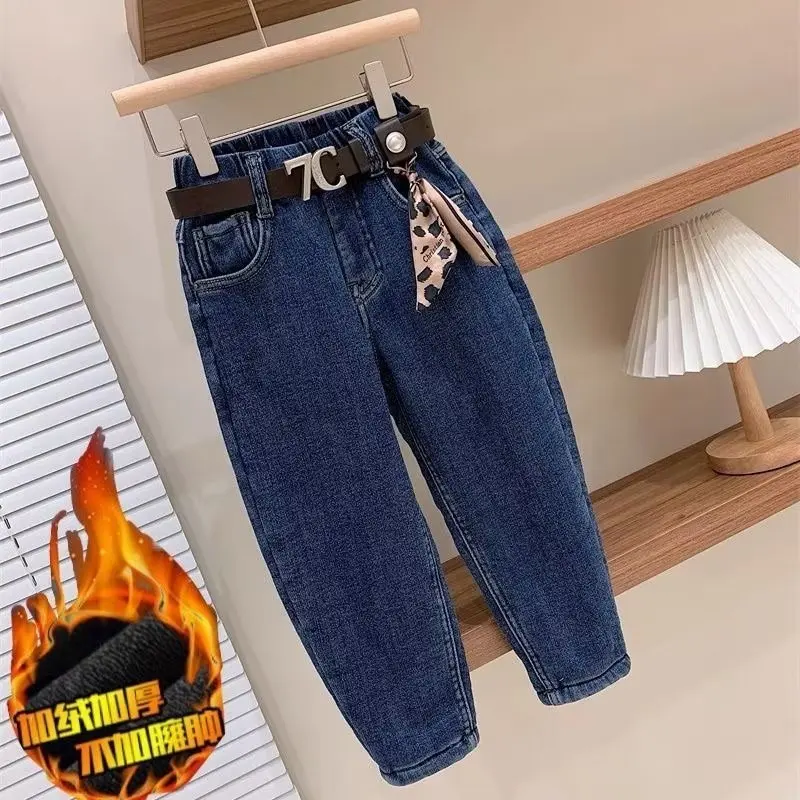 Winter Warm Velvet Jeans Girls Elastic Casual Trousers Denim PantsWinter Thick Warm Jeans With Fleece For 1-7 Years Boys Girls
Winter Warm Velvet Jeans Girls Elastic Casual Trousers Denim PantsWinter Thick Warm Jeans With Fleece For 1-7 Years Boys Girls