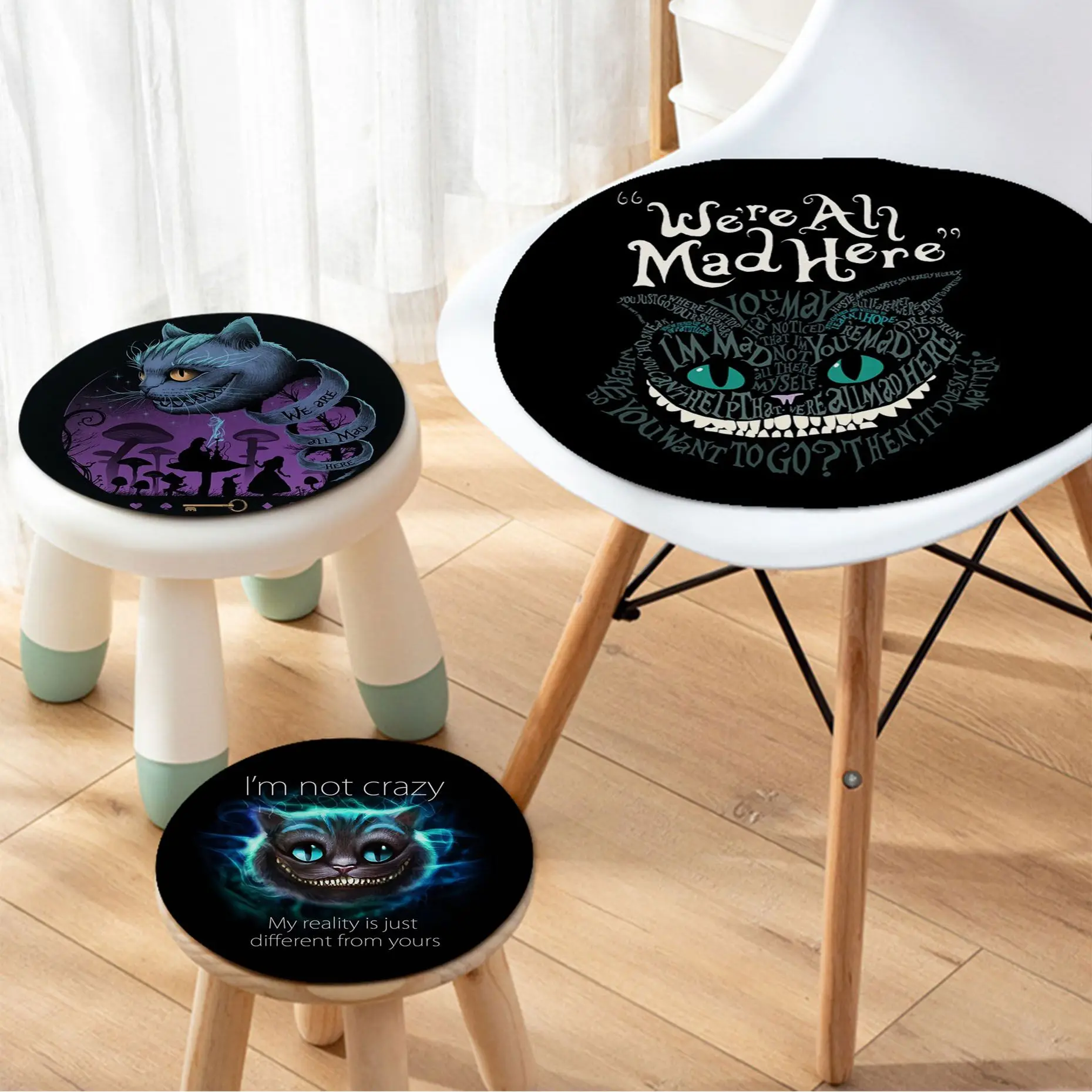 Disney Alice In Wonderland Cheshire Cat Art Meditation Cushion Stool Pad Dining Chair Tatami Seat Cushion Anti-Slip Cushion Pads
Disney Alice In Wonderland Cheshire Cat Art Meditation Cushion Stool Pad Dining Chair Tatami Seat Cushion Anti-Slip Cushion Pads