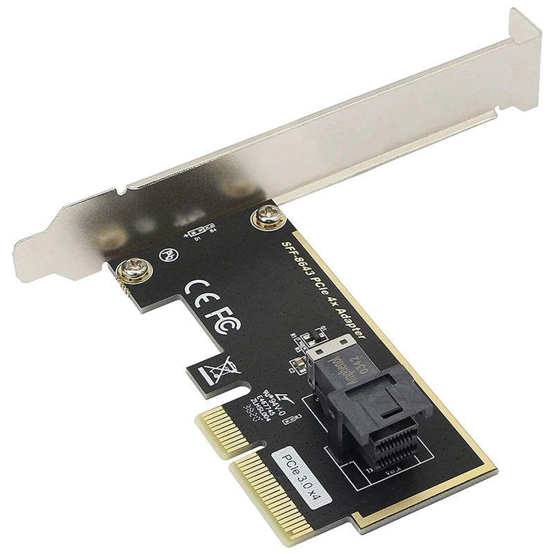 PCIE3.0X4 To U2 Adapter Card Ssd Adapter Board U2 Sff8643 Interface Nvme Adapter Card For U.2 Ssd Drive
PCIE3.0X4 To U2 Adapter Card Ssd Adapter Board U2 Sff8643 Interface Nvme Adapter Card For U.2 Ssd Drive