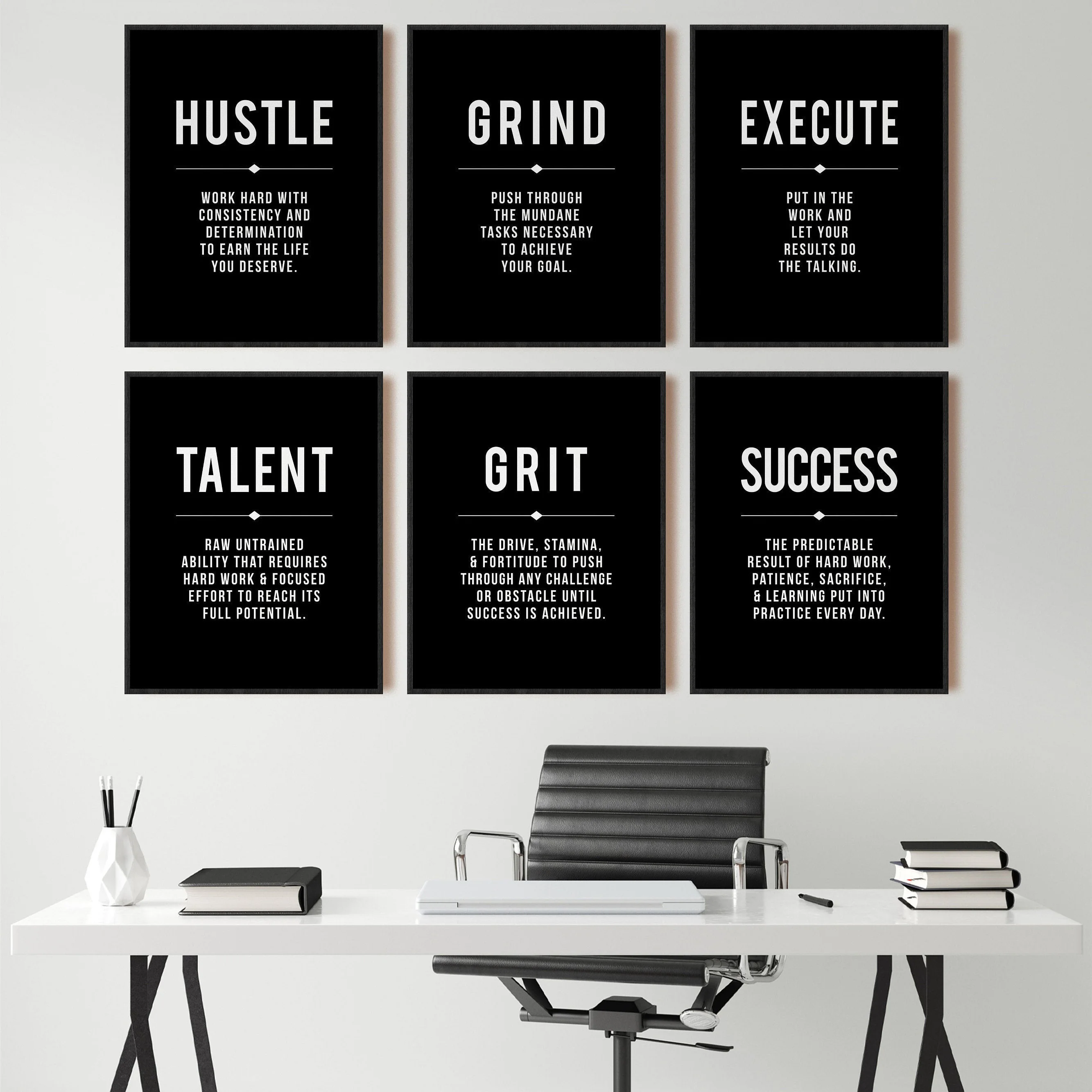 Grind Hustle Success Motivational Posters and Prints Office Decor Modern Art Entrepreneur Motivation Canvas Painting Pictures
Grind Hustle Success Motivational Posters and Prints Office Decor Modern Art Entrepreneur Motivation Canvas Painting Pictures