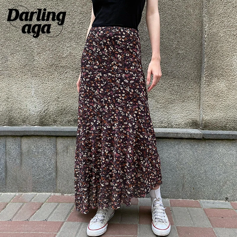 Darlingaga Boho Korean Small Flowers Printed Loose Maxi Skirt Vintage French Chic Long Female Skirt Outfits Coquette Clothes New
Darlingaga Boho Korean Small Flowers Printed Loose Maxi Skirt Vintage French Chic Long Female Skirt Outfits Coquette Clothes New