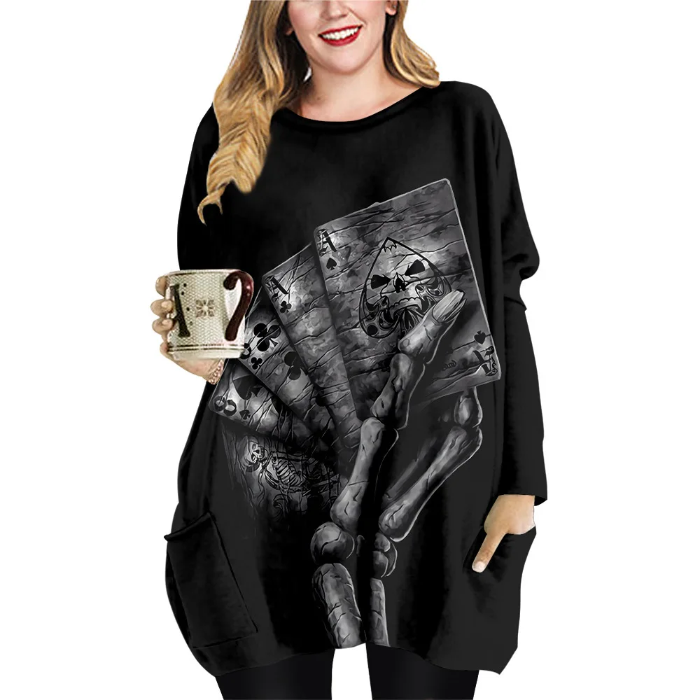Women's Plus Size Dress Loose 3D Printing Mini Dresses Long Sleeve Casual O Neck Beach Dresses Ladies Plus Size Dress 
Women's Plus Size Dress Loose 3D Printing Mini Dresses Long Sleeve Casual O Neck Beach Dresses Ladies Plus Size Dress