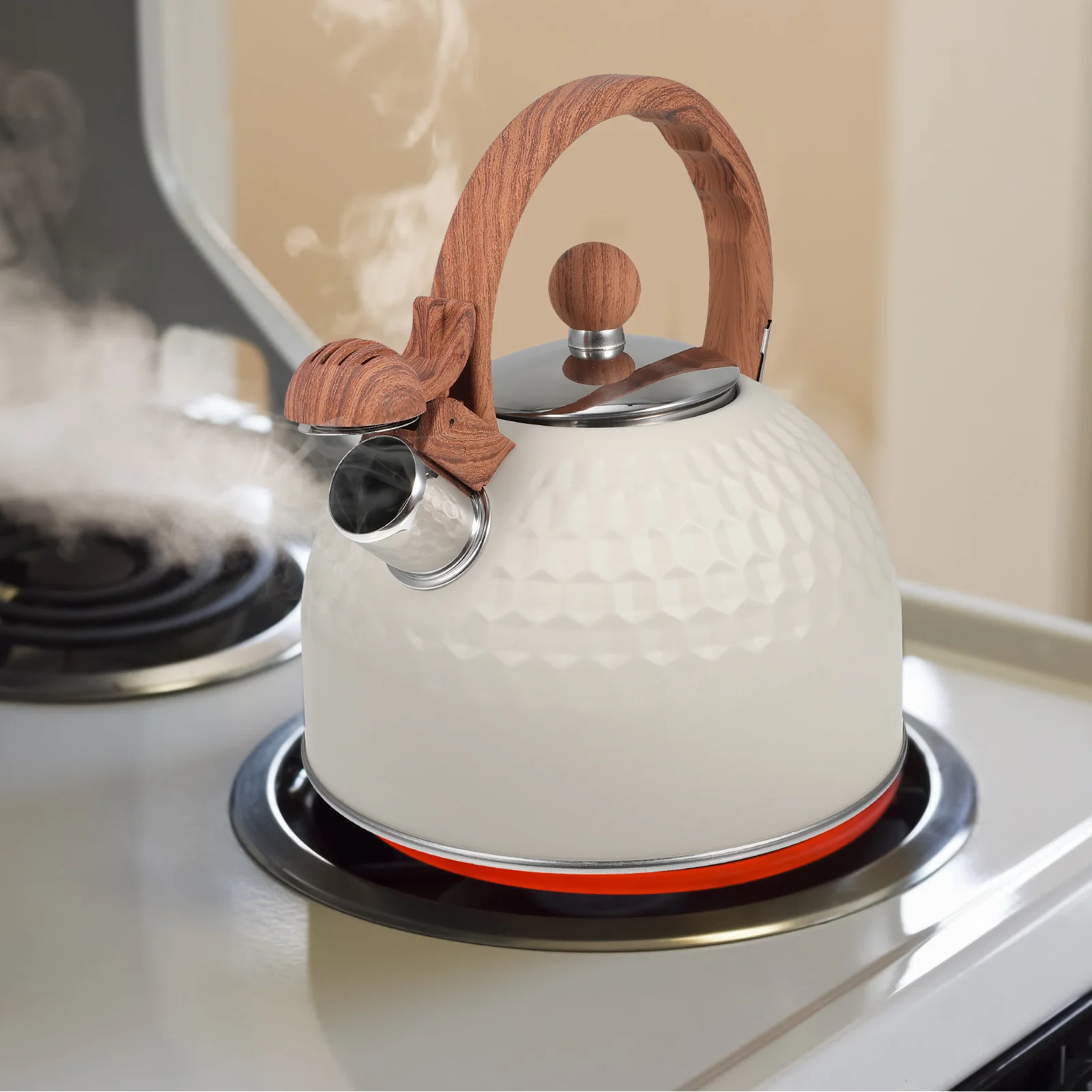 Stainless Steel Tea Kettle Home Teakettle Stovetop Household Salty Teapot White Saltiness
Stainless Steel Tea Kettle Home Teakettle Stovetop Household Salty Teapot White Saltiness