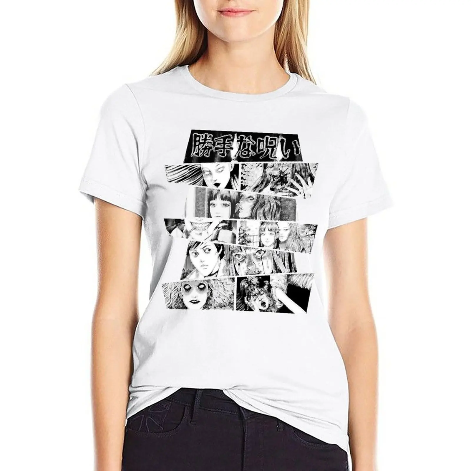 Junji Ito Collection Mix T-Shirt Spiral Horror Tomie Uzumaki Ladies Simple 100 Cotton T Shirt Oversize Short-Sleeve Tshirt
Junji Ito Collection Mix T-Shirt Spiral Horror Tomie Uzumaki Ladies Simple 100 Cotton T Shirt Oversize Short-Sleeve Tshirt
