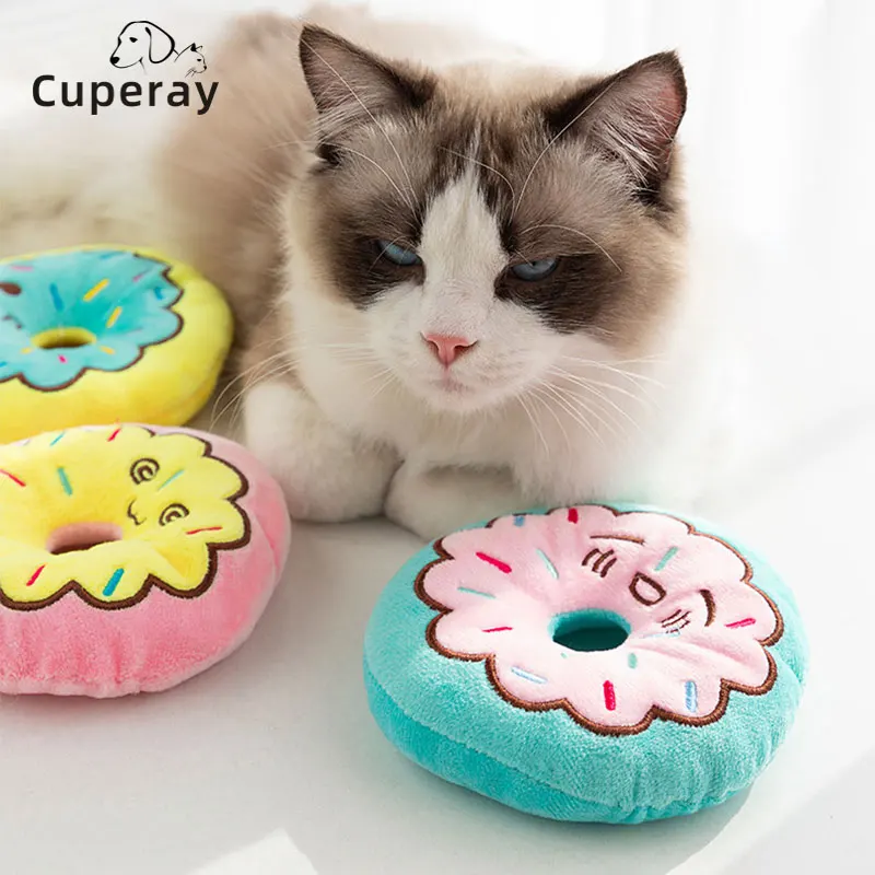 Dog Donuts Plush Pet Dog Toys for Dogs Soft Chew Toy Cute Puppy Squeaker Sound Toys Funny Puppy Small Medium Dog Interactive Toy
Dog Donuts Plush Pet Dog Toys for Dogs Soft Chew Toy Cute Puppy Squeaker Sound Toys Funny Puppy Small Medium Dog Interactive Toy