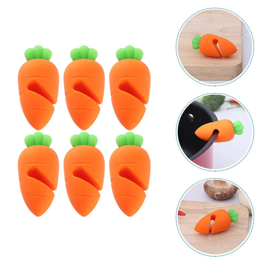 6pcs Lid Cover Spill Spill Lid Cover Spill Stopper Silicone Spill Stopper Carrot Boil Stoppers Lovely Carrot Boil Lifters
6pcs Lid Cover Spill Spill Lid Cover Spill Stopper Silicone Spill Stopper Carrot Boil Stoppers Lovely Carrot Boil Lifters