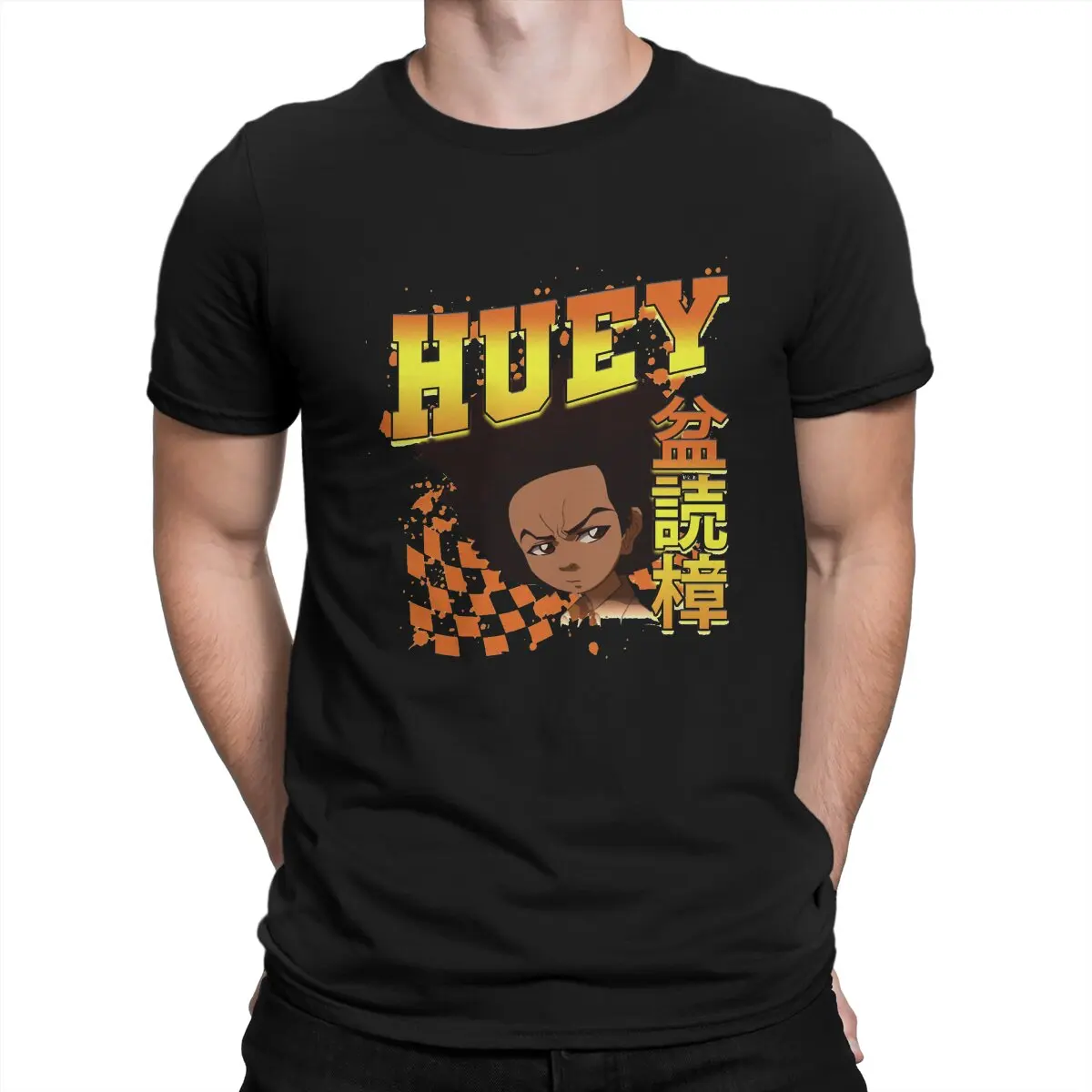 Men T-Shirts Huey Boy Vintage Cotton Tee Shirt Short Sleeve The Boondocks T Shirt Round Collar Tops Gift Idea
Men T-Shirts Huey Boy Vintage Cotton Tee Shirt Short Sleeve The Boondocks T Shirt Round Collar Tops Gift Idea