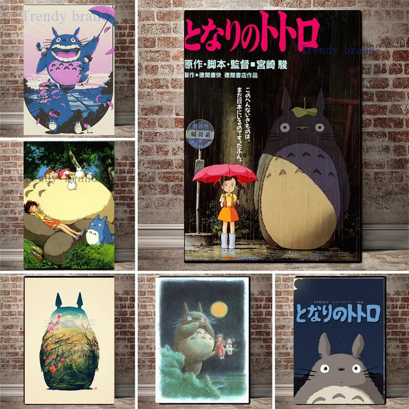 Miyazaki Hayao Classic Anime Totoro Canvas Painting Art Nordic Posters and Prints Wall Pictures for Living Room Decor Frameless
Miyazaki Hayao Classic Anime Totoro Canvas Painting Art Nordic Posters and Prints Wall Pictures for Living Room Decor Frameless
