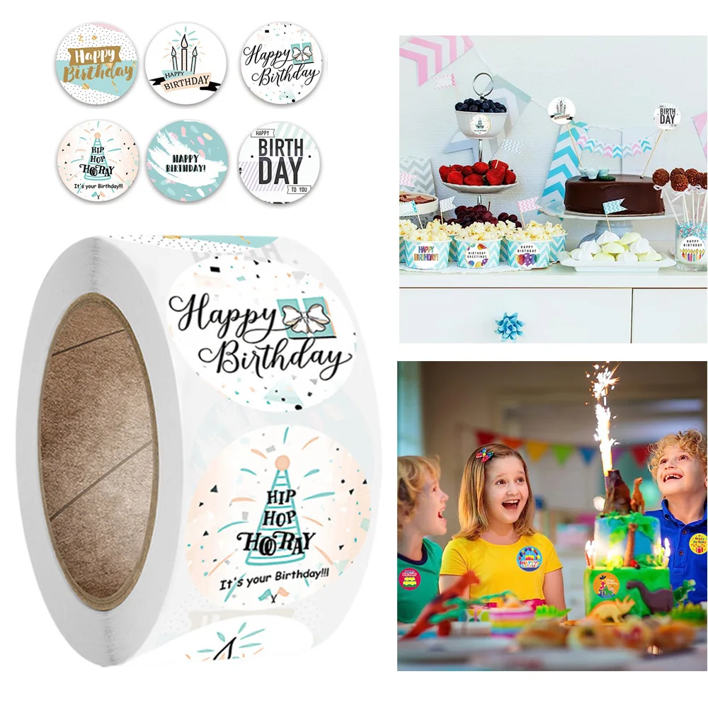 Labels Birthday Stickers Happy Birthday Stickers Cute Round Adhesive Sealing Sticker Labels Kids Party Label Silver Boxes GIft
Labels Birthday Stickers Happy Birthday Stickers Cute Round Adhesive Sealing Sticker Labels Kids Party Label Silver Boxes GIft