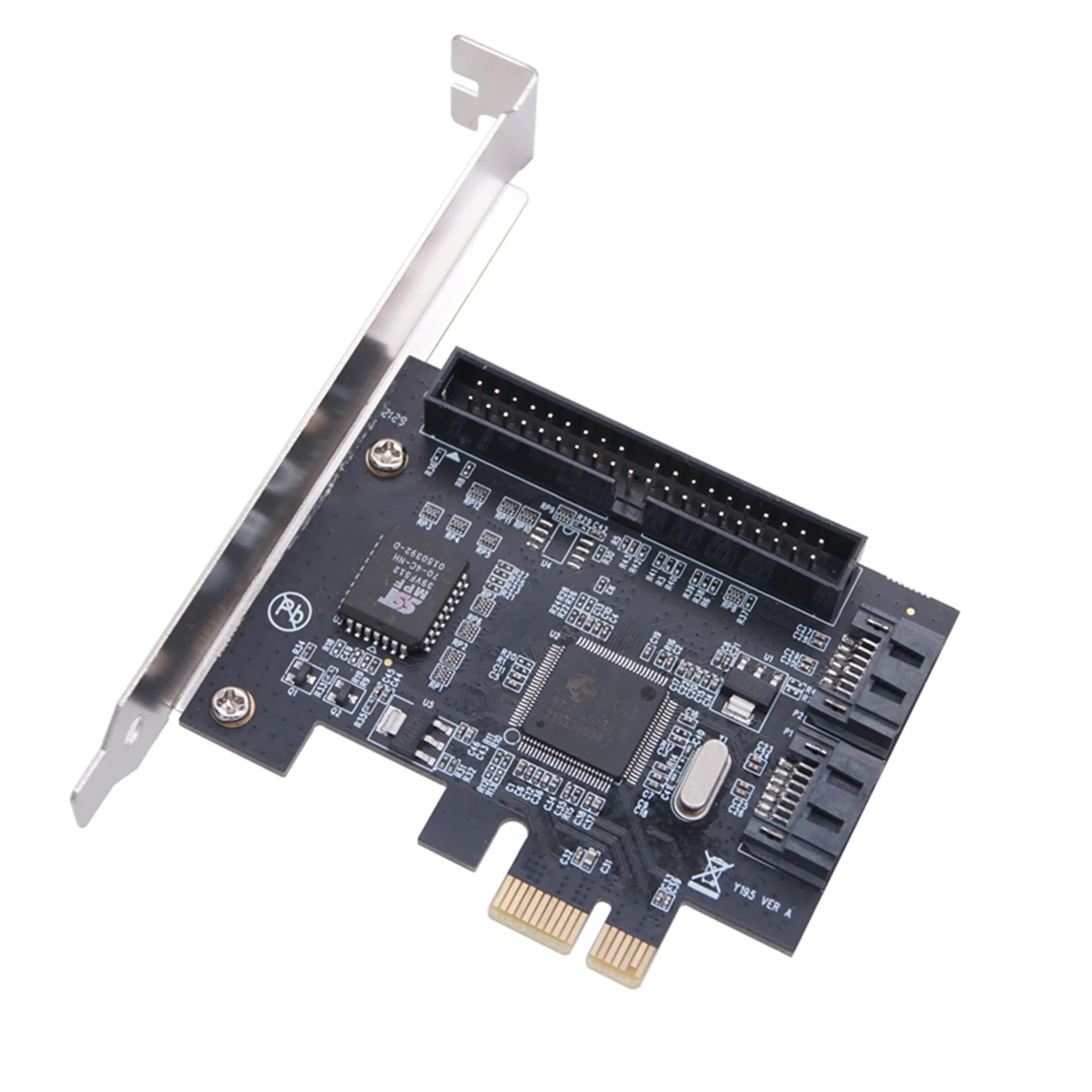 Desktop PCI E Graphics Card to 2 Port SATA Adapter Card PCI E to SATA IDE Expansion Card 3.5 Inch IDE Adapter Card
Desktop PCI E Graphics Card to 2 Port SATA Adapter Card PCI E to SATA IDE Expansion Card 3.5 Inch IDE Adapter Card