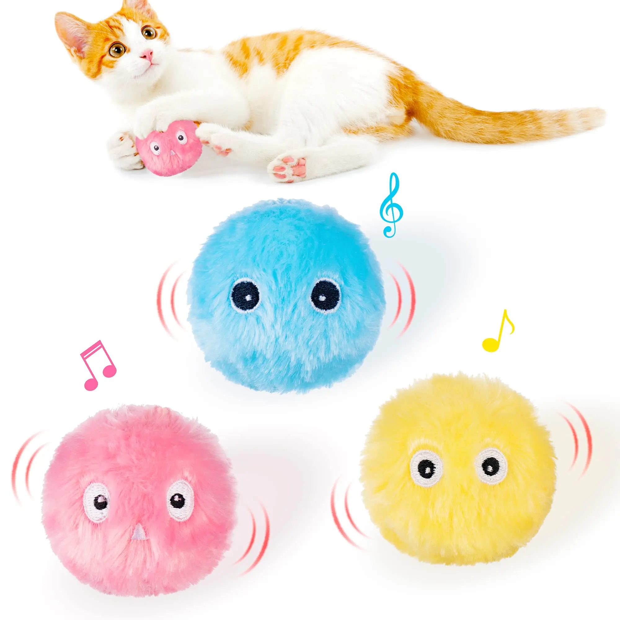 Умные игрушки для кошек, интерактивный мяч, тренировочная игрушка для кошек, игрушечный мяч для домашних животных, товары для питомцев, игру...
Умные игрушки для кошек, интерактивный мяч, тренировочная игрушка для кошек, игрушечный мяч для домашних животных, товары для питомцев, игру...