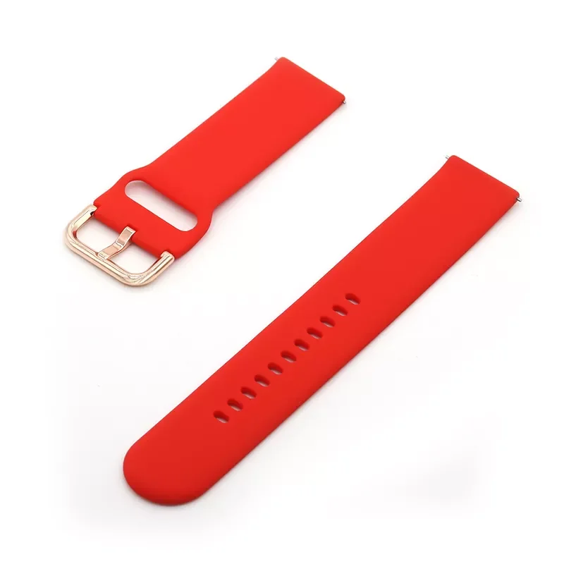 22mm 20mm Silicone Band for Samsung Galaxy Watch 3 46mm/Active 2 42mm/Huawei Watch GT GT2 Rose Gold Buckle for Bip Band
22mm 20mm Silicone Band for Samsung Galaxy Watch 3 46mm/Active 2 42mm/Huawei Watch GT GT2 Rose Gold Buckle for Bip Band