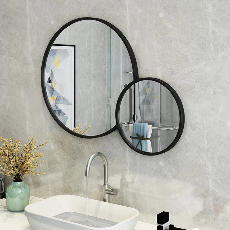 Hanging Accessories Wall Mirror Decorative Quality Table Bathroom Mirror Glass Crafts Shower Miroir Mural Washroom Accessories 
Hanging Accessories Wall Mirror Decorative Quality Table Bathroom Mirror Glass Crafts Shower Miroir Mural Washroom Accessories