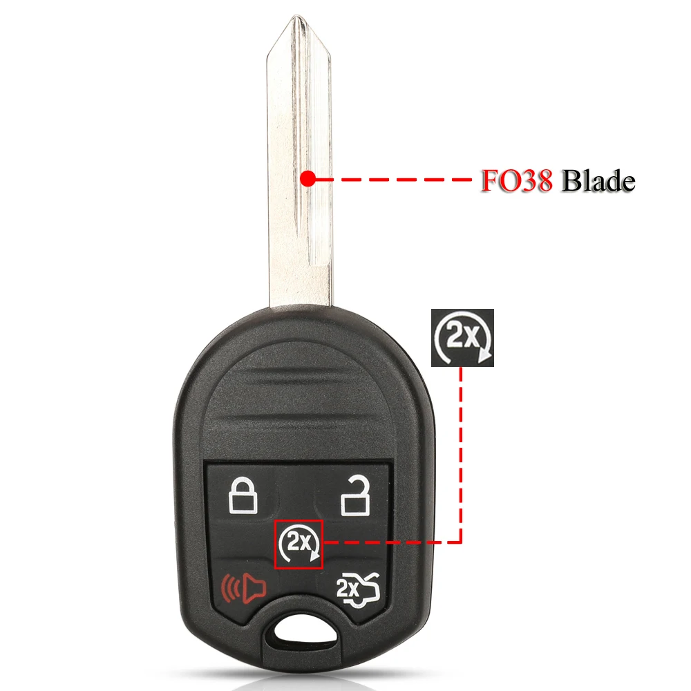 Корпус ключа для автомобиля jingyuqin для Ford Edge Escape Explorer DISPATCH Flex Fusion MustangTaurus, 3/4/5 кнопки, F038/HU101 
Корпус ключа для автомобиля jingyuqin для Ford Edge Escape Explorer DISPATCH Flex Fusion MustangTaurus, 3/4/5 кнопки, F038/HU101