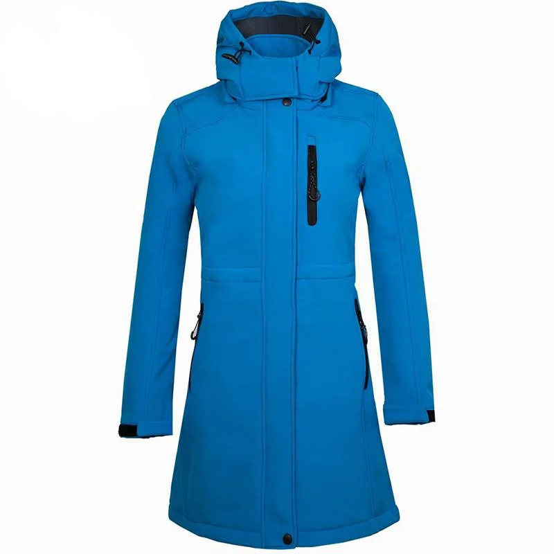 Женская Длинная Куртка Softshell, куртка для походов, скалолазания, катания на лыжах и активного отдыха, зимняя водонепроницаемая куртка для кем... 
Женская Длинная Куртка Softshell, куртка для походов, скалолазания, катания на лыжах и активного отдыха, зимняя водонепроницаемая куртка для кем...