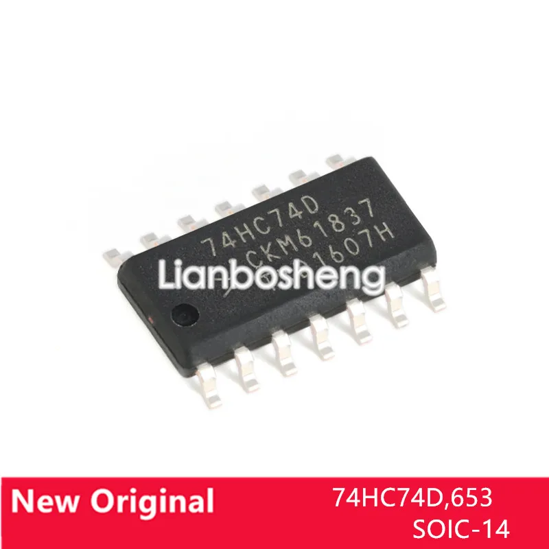10PCS new original 74HC74D,653 SOIC-14 Set and reset dual D-positive edge flip-flops
10PCS new original 74HC74D,653 SOIC-14 Set and reset dual D-positive edge flip-flops