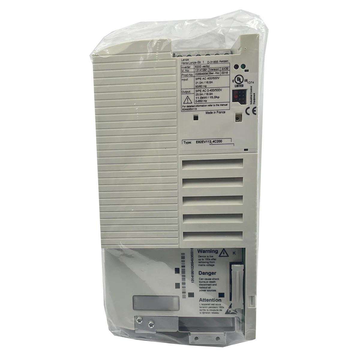 E82EV113K4C200 And E82EV113-4C200 frequency transformer Brand New Original Spot Photo, 1-Year Warranty
E82EV113K4C200 And E82EV113-4C200 frequency transformer Brand New Original Spot Photo, 1-Year Warranty