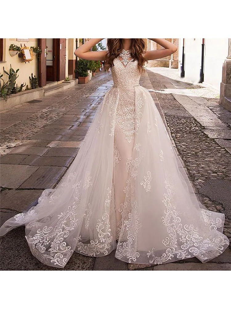 2022 Elegant White Mermaid Prom Dress Sweetheart Sleeveless Applique With Detachable Ruffles Train Evening Dress Robe De Soirée
2022 Elegant White Mermaid Prom Dress Sweetheart Sleeveless Applique With Detachable Ruffles Train Evening Dress Robe De Soirée