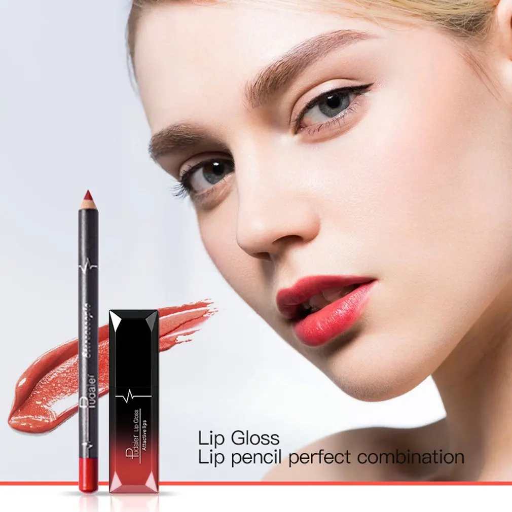 Waterproof Matte Velvet Glossy Lipstick Lip Pencil Non-stick Cup No Fade Lip Tint Long Lasting Lip Makeup Cosmetics
Waterproof Matte Velvet Glossy Lipstick Lip Pencil Non-stick Cup No Fade Lip Tint Long Lasting Lip Makeup Cosmetics