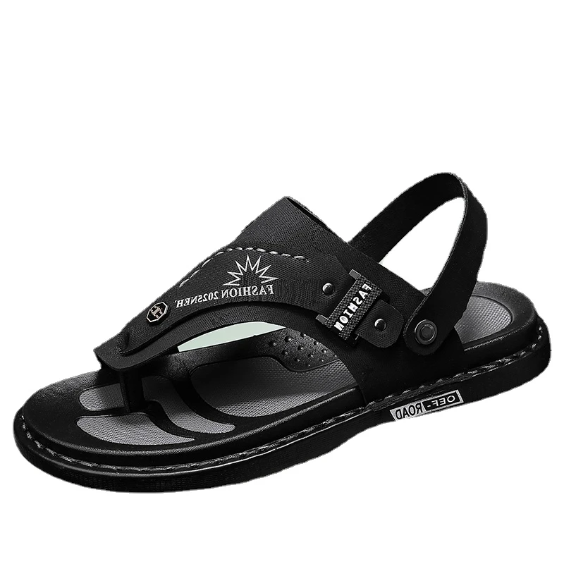 Leather Sandals Men's Dual-use Trend Driving Casual Personality Outwear Men's Slippers Men Sandals Slippers Foam Runner
Leather Sandals Men's Dual-use Trend Driving Casual Personality Outwear Men's Slippers Men Sandals Slippers Foam Runner