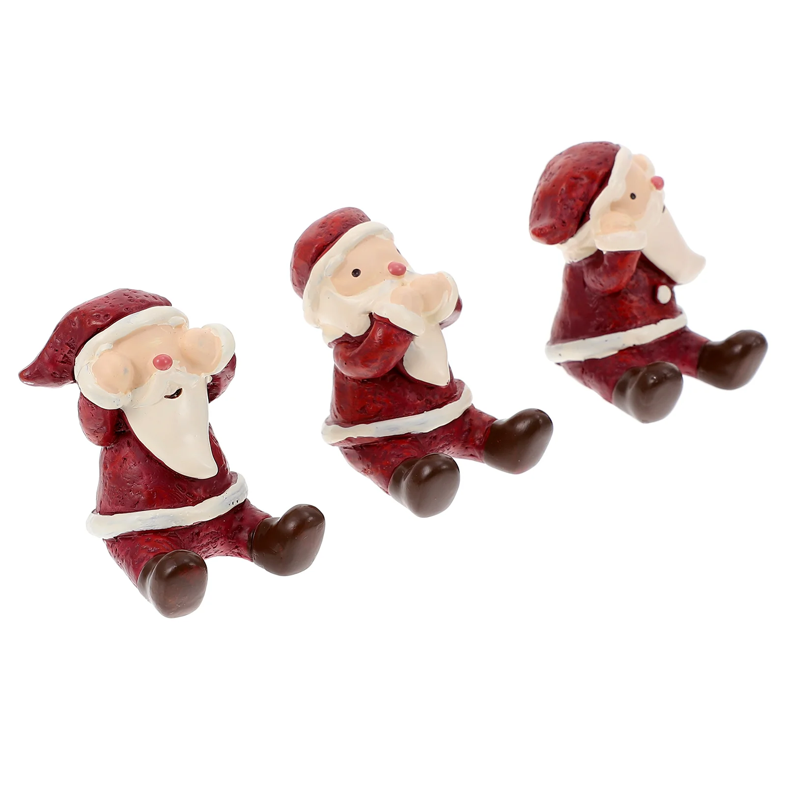 3 Pcs Creative Portable Christmas Decor Landscape Ornament Santa Claus Statue for Home
3 Pcs Creative Portable Christmas Decor Landscape Ornament Santa Claus Statue for Home