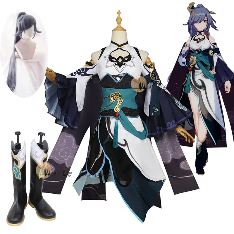 Костюм для косплея игры Honkai Impact 3 Fu Hua, комикс с искусственным париком, костюм для косплея, костюмы для Хэллоуина для женщин
Костюм для косплея игры Honkai Impact 3 Fu Hua, комикс с искусственным париком, костюм для косплея, костюмы для Хэллоуина для женщин