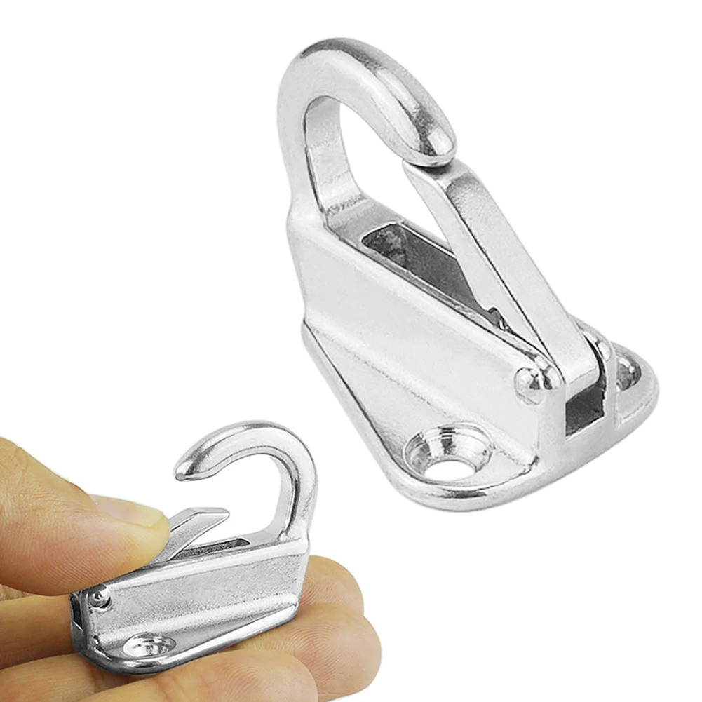 43mm Stainless Steel Fender Spring Hook Snap Fending Attach Rope Spring Hook Fending Hook Marine Clothes Boat Hardware Accessory
43mm Stainless Steel Fender Spring Hook Snap Fending Attach Rope Spring Hook Fending Hook Marine Clothes Boat Hardware Accessory