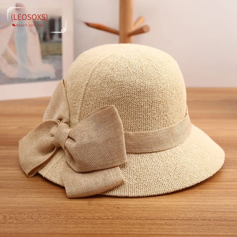 Fashion Summer Female Fisherman Hat Straw Woven Bow Handmade Straw Hat Foldable Parent-child Panama Hat Beach Sun Protection Hat
Fashion Summer Female Fisherman Hat Straw Woven Bow Handmade Straw Hat Foldable Parent-child Panama Hat Beach Sun Protection Hat