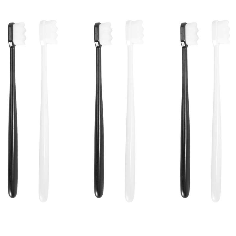 Extra Soft Toothbrush For Sensitive Gums, Micro-Nano Manual Toothbrush With 20000 Soft Floss Bristle(6 Pack)
Extra Soft Toothbrush For Sensitive Gums, Micro-Nano Manual Toothbrush With 20000 Soft Floss Bristle(6 Pack)