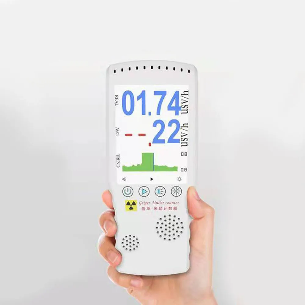 Portable Handheld Geiger Counter Multifunctional Nuclear Radiation and Electromagnetic Detector
Portable Handheld Geiger Counter Multifunctional Nuclear Radiation and Electromagnetic Detector