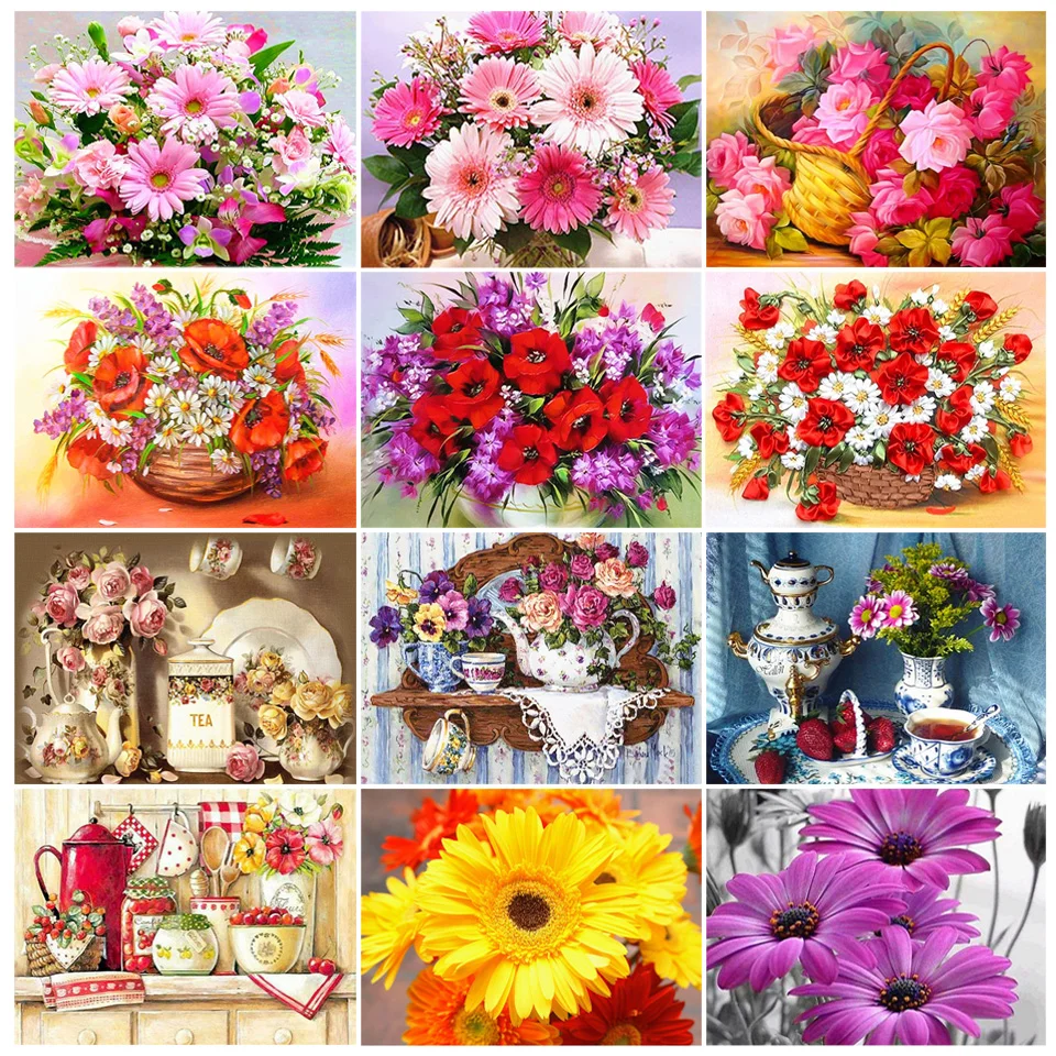 5D DIY Diamond Painting Flower Rhinestone Art Picture Diamond Embroidery Cross Stitch Kit Mosaic Handmade Home Decoration Gift
5D DIY Diamond Painting Flower Rhinestone Art Picture Diamond Embroidery Cross Stitch Kit Mosaic Handmade Home Decoration Gift