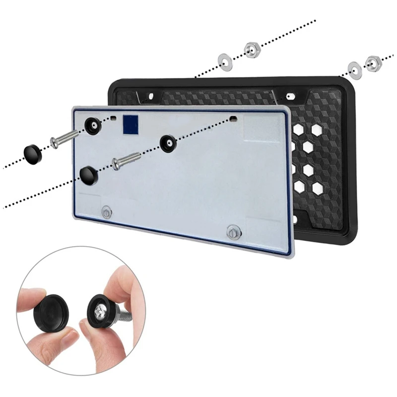 2 Pcs Silicone Stars Honeycomb Drainage Holes Black Standard License Plate Frames 4 Screw Holes Custom Black Matte
2 Pcs Silicone Stars Honeycomb Drainage Holes Black Standard License Plate Frames 4 Screw Holes Custom Black Matte