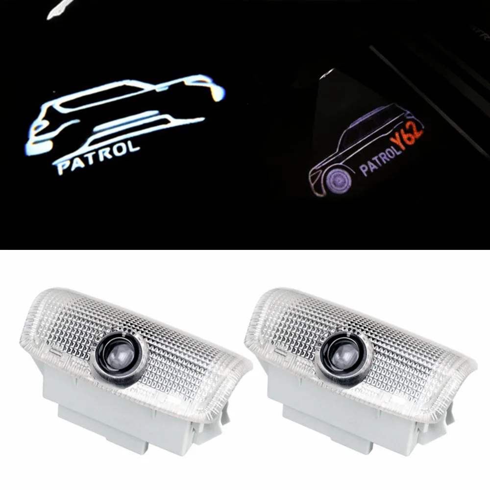 2Pcs Led Car Door Welcome Logo Light For Nissan Patrol Y62 Accessories Laser Projector Car Lights Emblem Shadow Courtesy Logo
2Pcs Led Car Door Welcome Logo Light For Nissan Patrol Y62 Accessories Laser Projector Car Lights Emblem Shadow Courtesy Logo